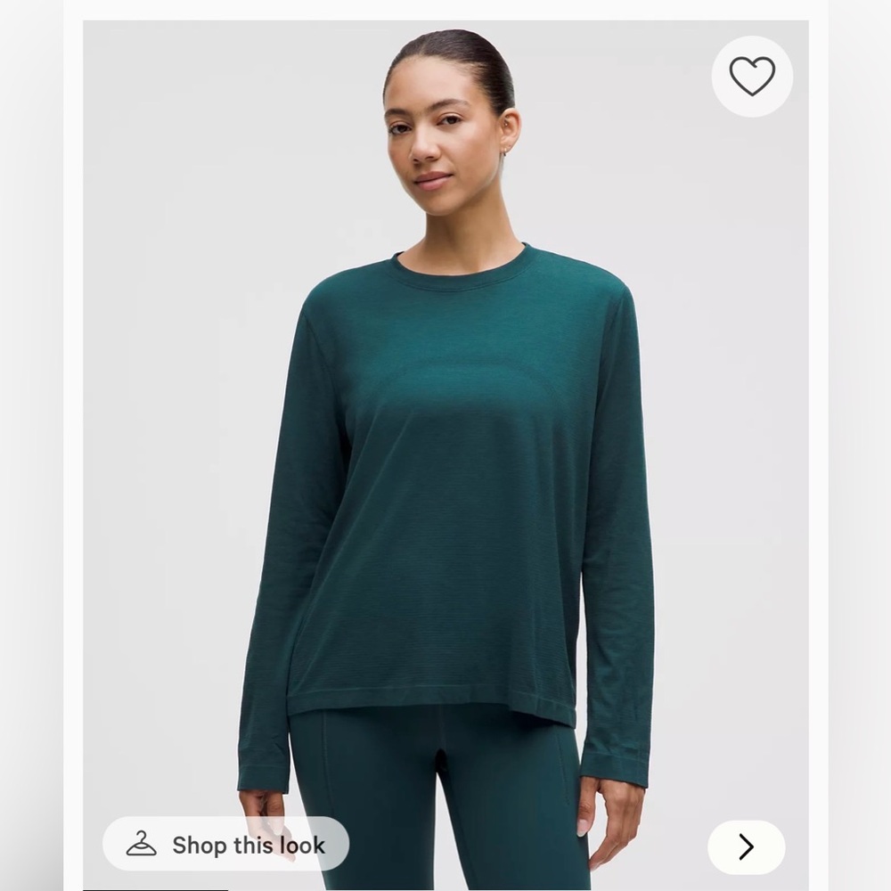 Lululemon Relaxed Swiftly Long Sleeve 8 Indochine Blue BNWT